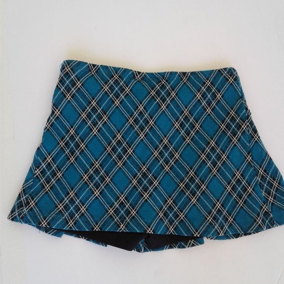Lot of 2 Girl's Skirts Pink & Blue Check Pleated 6 - Picture 3 of 8